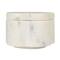 Hello Honey Elegant White Marble Pinch Pot with Lid